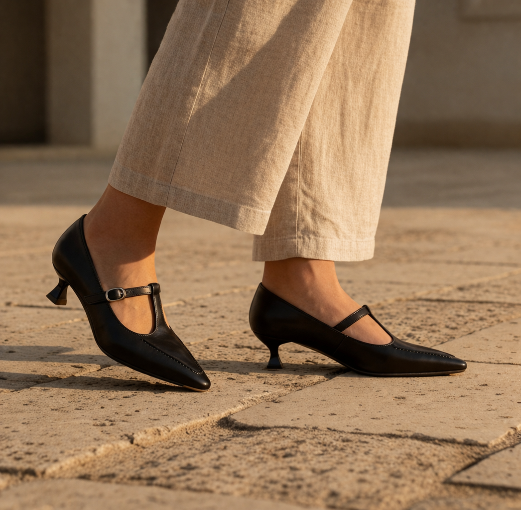 Women's Pointed Toe Flat Shoes - VibreMode