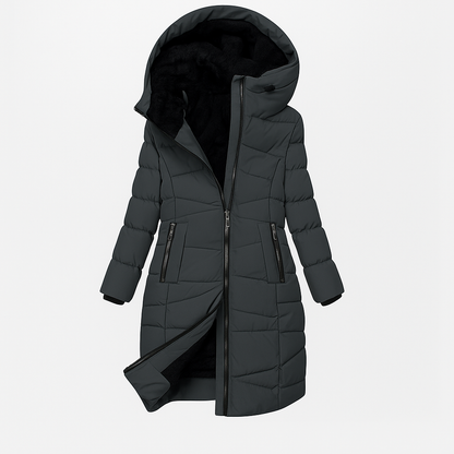 Women's Quilted Hooded Coat