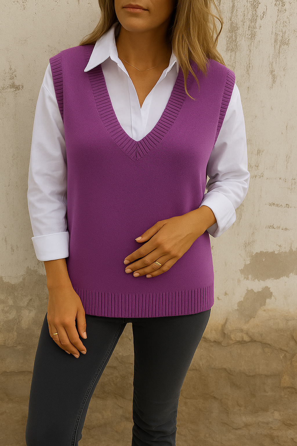 Cozy Crew Neck Cardigan Sweater
