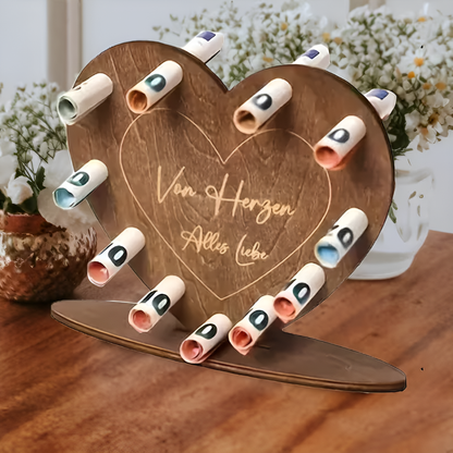 Wooden Heart Shaped Gift Box - VibreMode