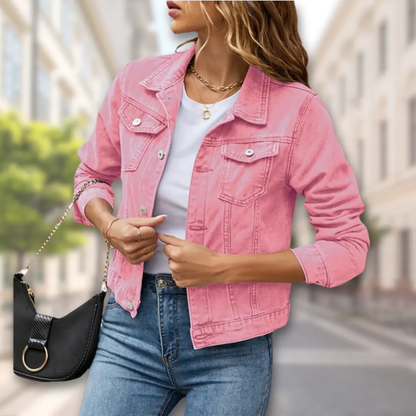 Chic Button-Up Jacket for Women – Effortlessly Stylish & Versatile-Caliboot