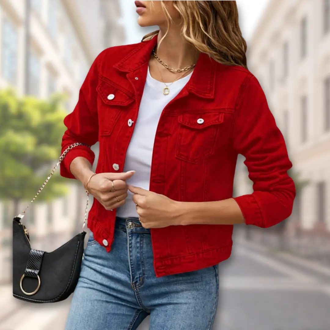 Chic Button-Up Jacket for Women – Effortlessly Stylish & Versatile-Caliboot