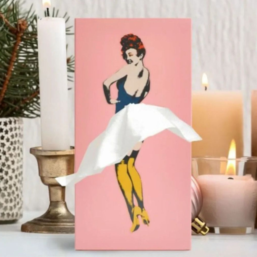 Women's Floral Flying Skirt Tissue Box
