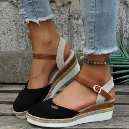 Women's Wedge Espadrille Sandals Comfortable - VibreMode