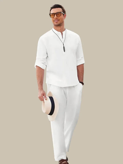 Men's 2 Piece Summer Suit Set