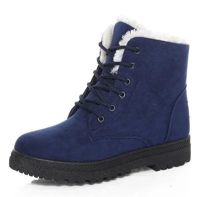 Cozy Short Ankle Boots for Women – Stylish & Warm