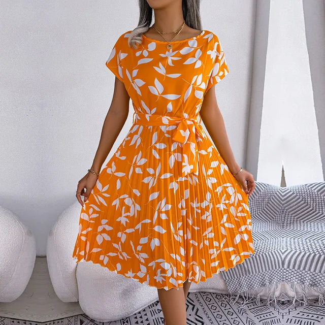 Beautiful Floral Midi Dress for Women