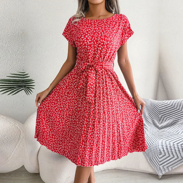 Beautiful Floral Midi Dress for Women