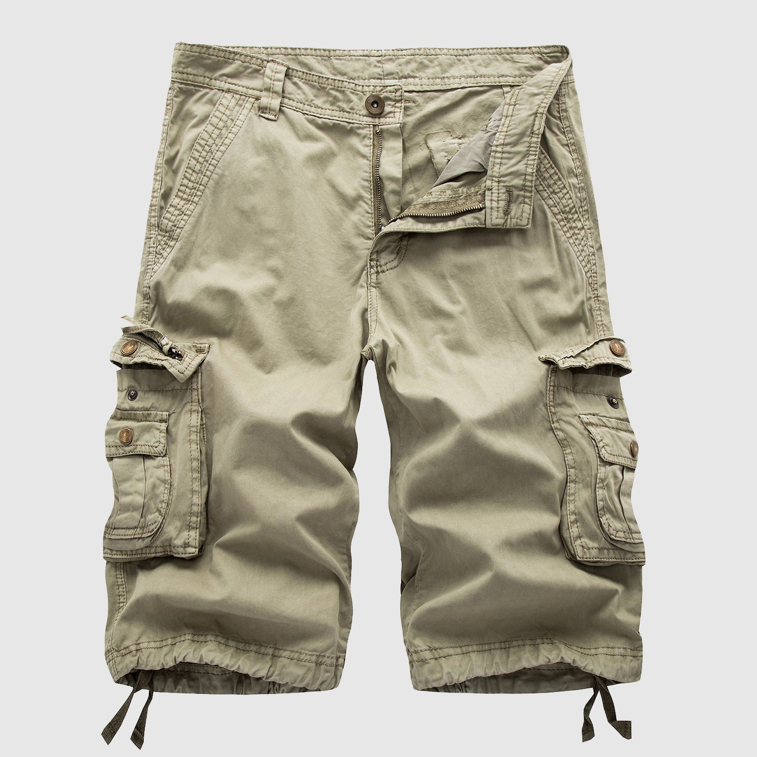 Men's Durable Cargo Shorts Knee-Length Casual - VibreMode