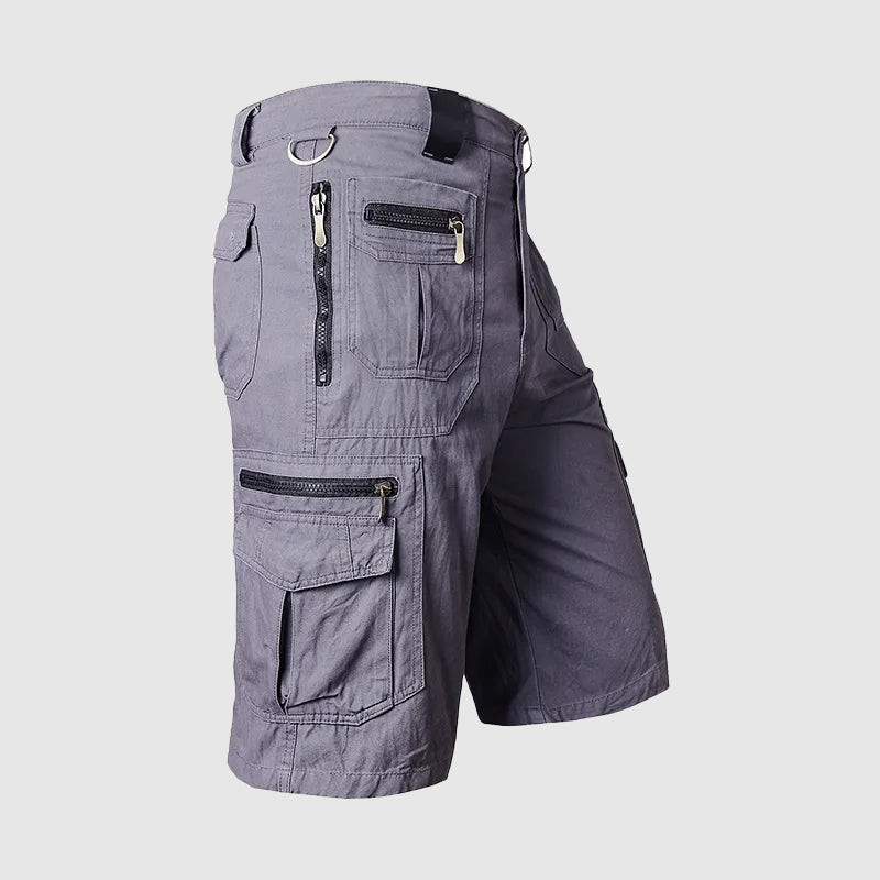 Men's Cargo Shorts Multi-Pocket Durable Knee Length