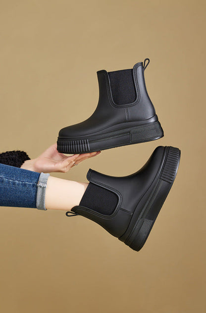 Women's Ankle Boots Elastic Platform Style