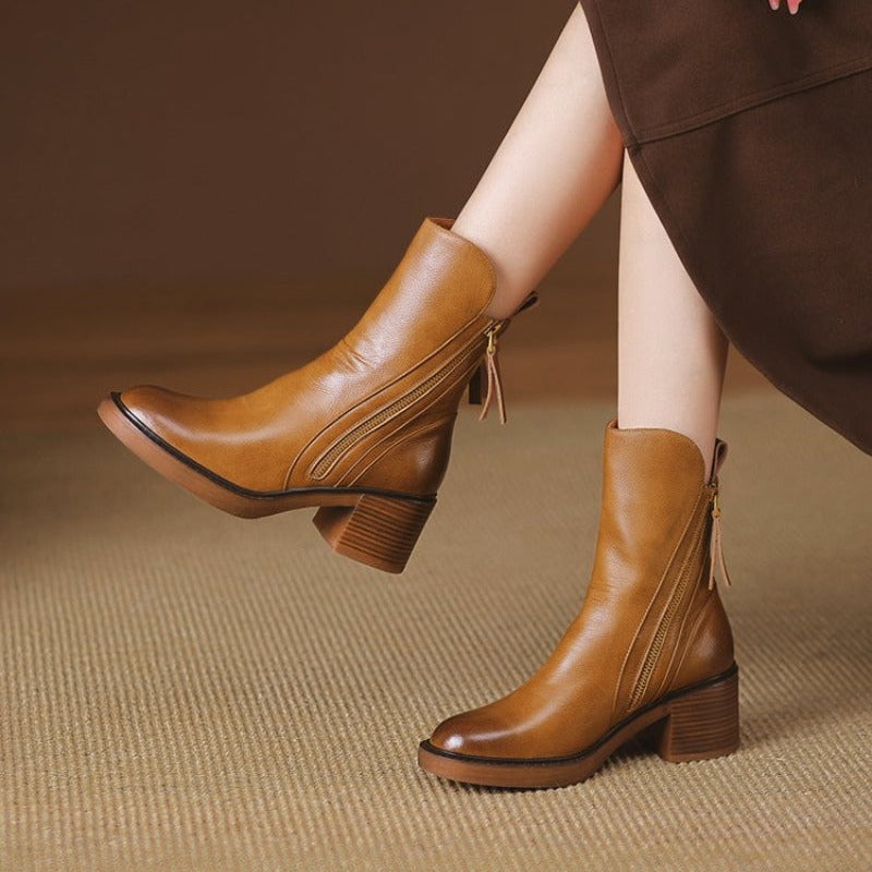 Women's Heeled Boots Structured Style