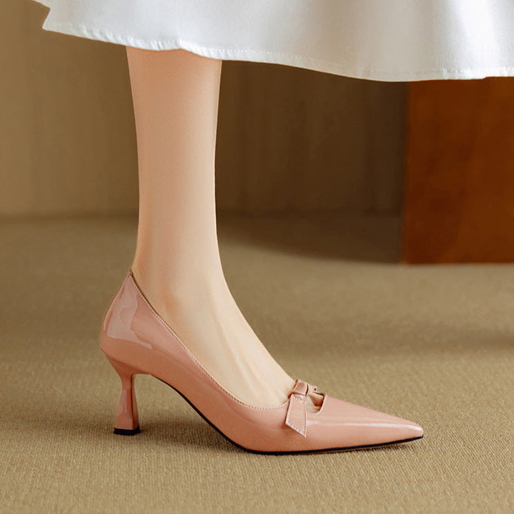 Rosalind Women's Pointed Toe Kitten Heel Pumps