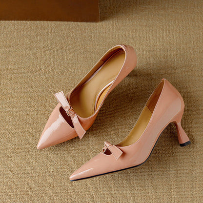 Rosalind Women's Pointed Toe Kitten Heel Pumps