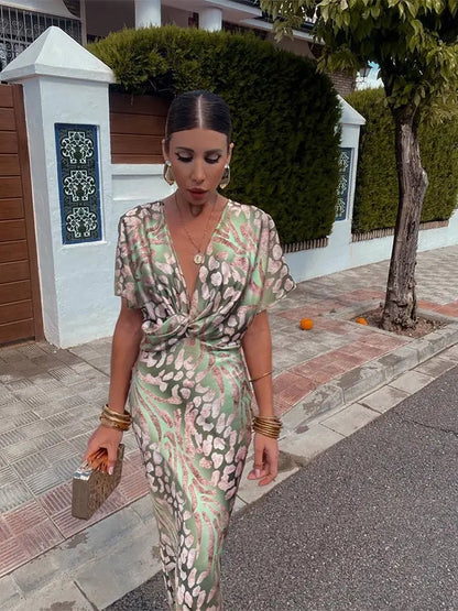 Women's Wrap Dress Versatile Chic