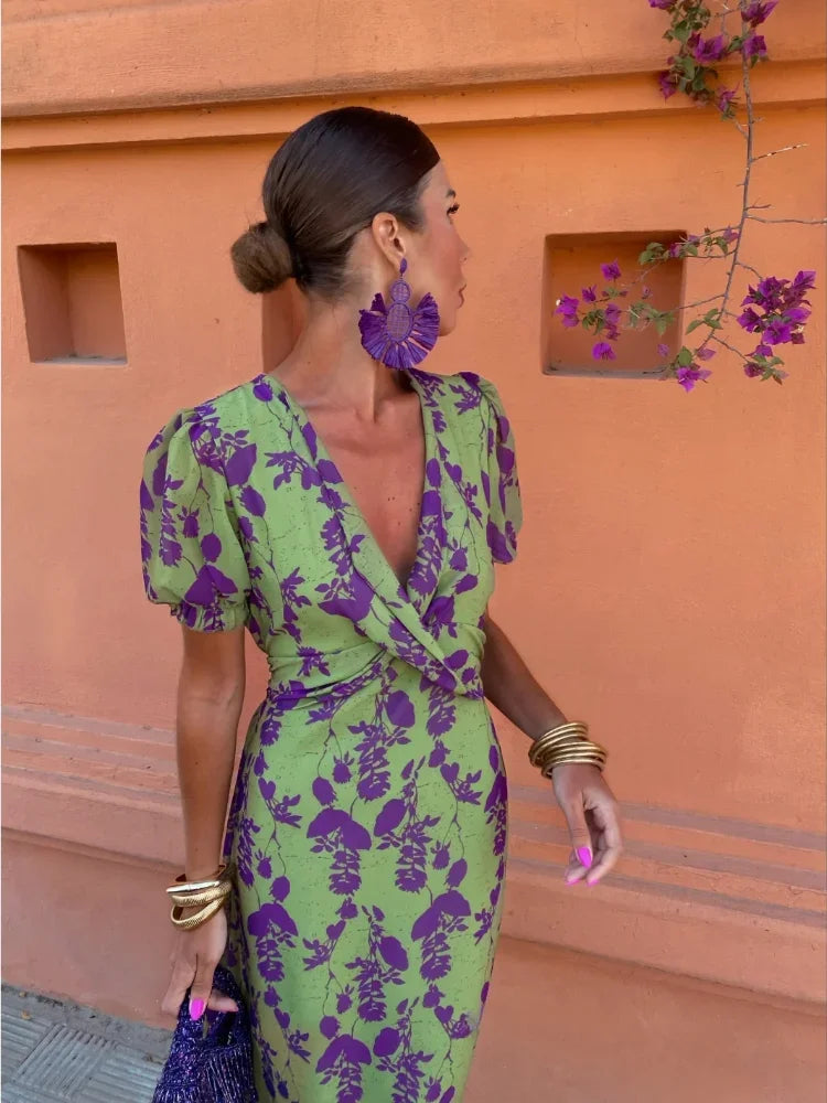 Women's Flowing Dress - VibreMode