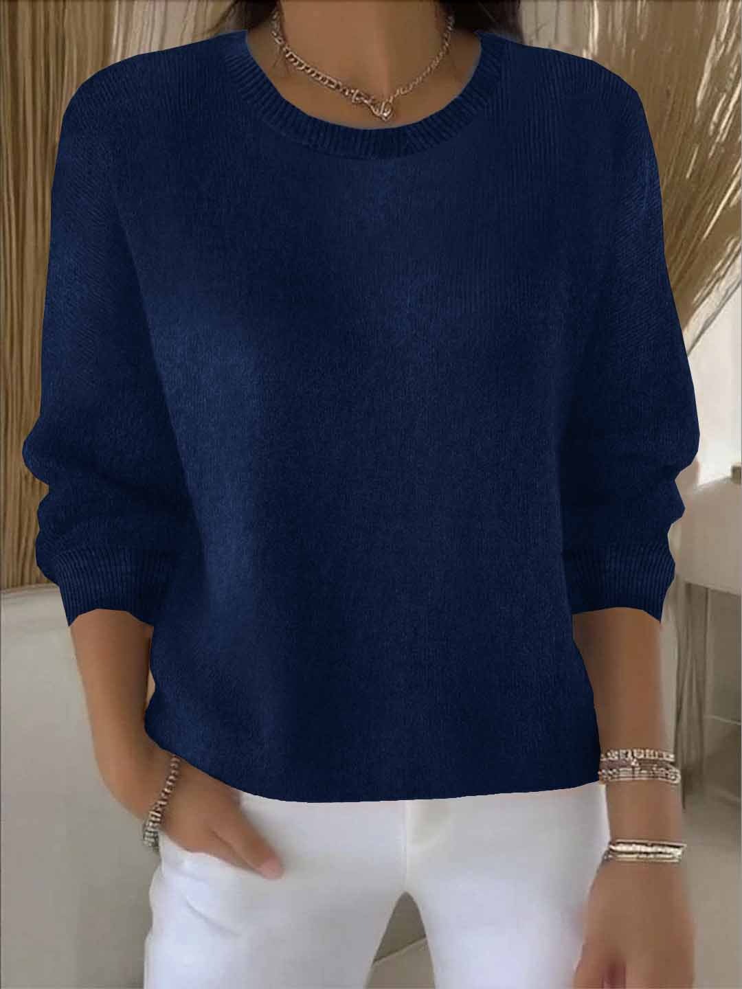 Cozy Classic Crew Neck Sweater