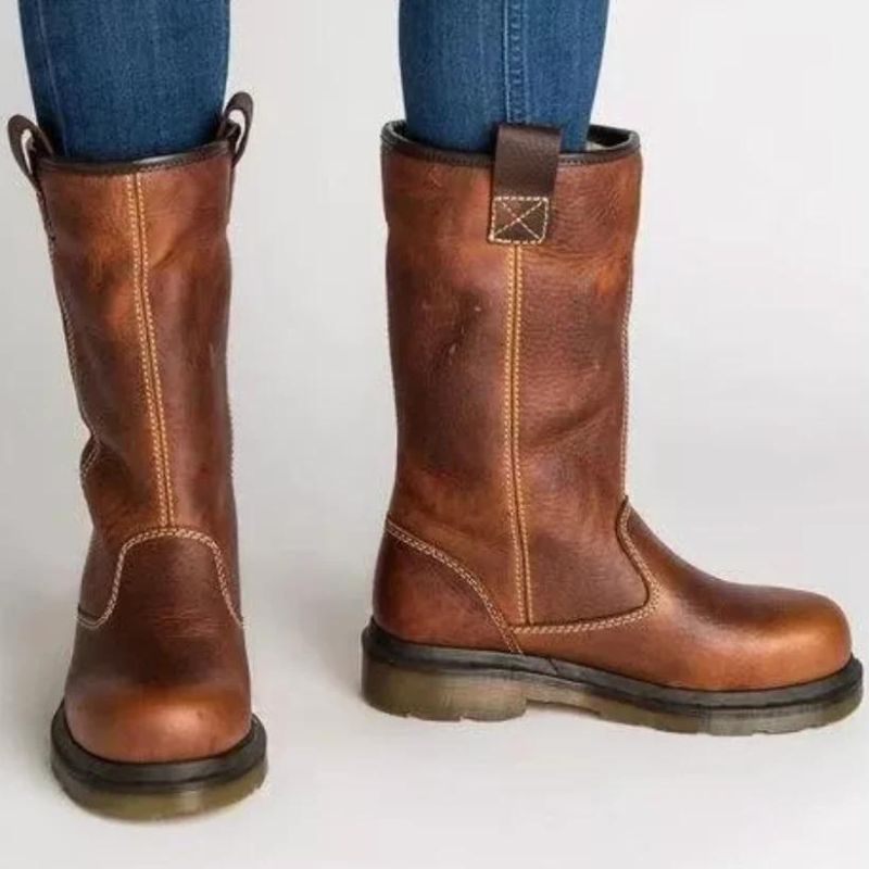 Jacklyn | Chic Women’s Leather Winter Boots Caliboot