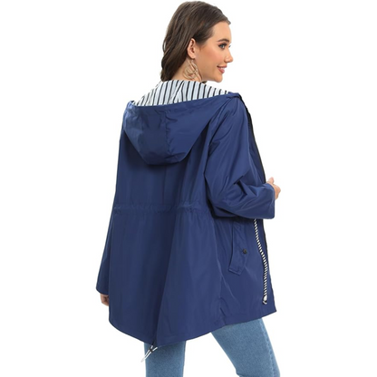Women's Hooded Zip Up Coat