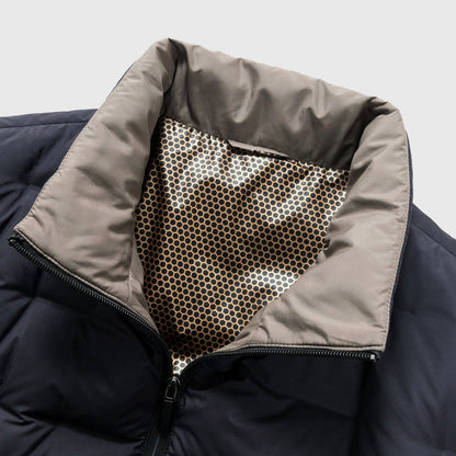 Men's Down Jacket Lightweight Water-Resistant Black