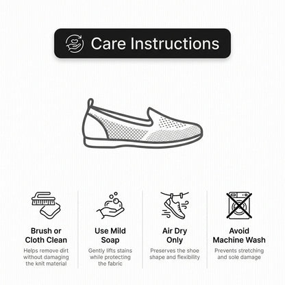 Slip-On Knit Mesh Walking Shoes Cushioned Comfort Fit