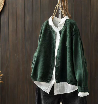 Women's Button Up Cardigan Long Sleeves