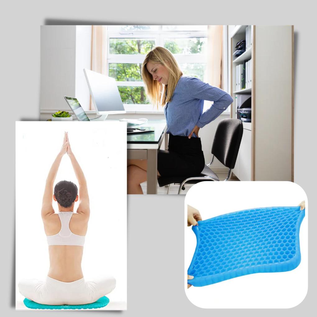 Gel Seat Cushion Enhanced Pressure Distribution - VibreMode