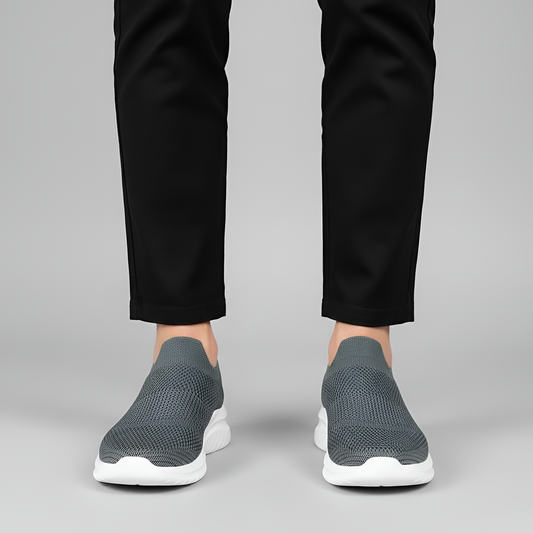 Men's Slip-On Sneakers Lightweight Breathable Knit Shoes - VibreMode