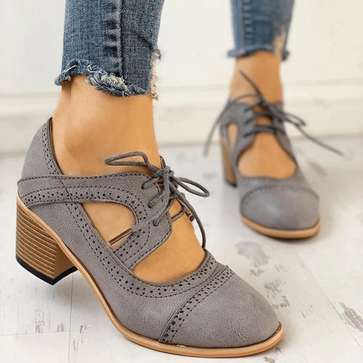 Elegant High Heel Ankle Strap Shoes