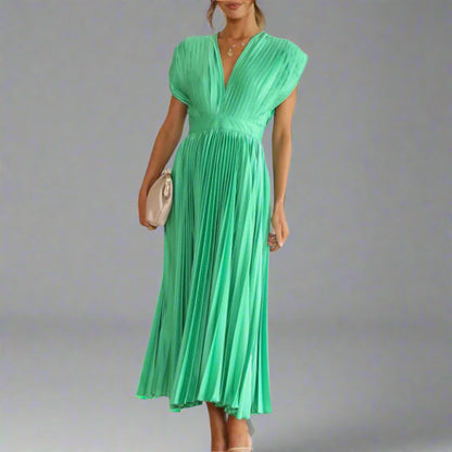 Samantha Women's Midi Dress Elegant Occasion Wear