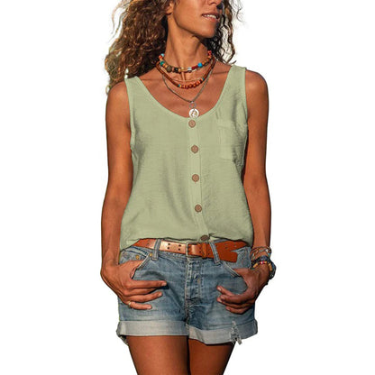 Women's Casual Sleeveless Loose Fit