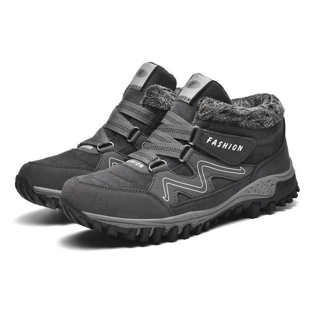 Women's Lace-Up Boots Treaded Sole - VibreMode