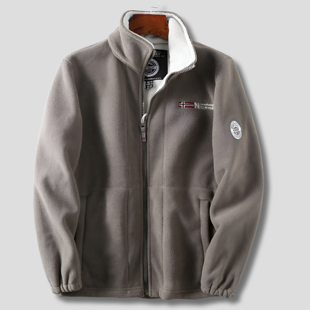 Men's Fleece Jacket Wind Resistant - VibreMode
