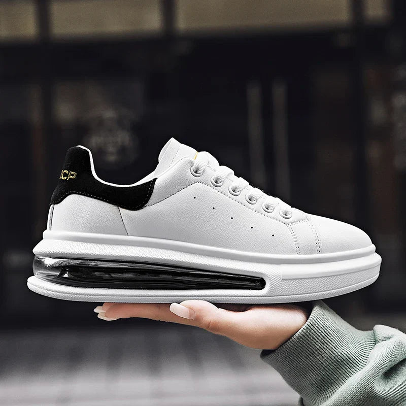 Men's Lace-Up Sneakers Thick Sole