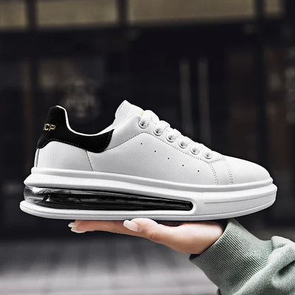 Men's Lace-Up Sneakers Thick Sole