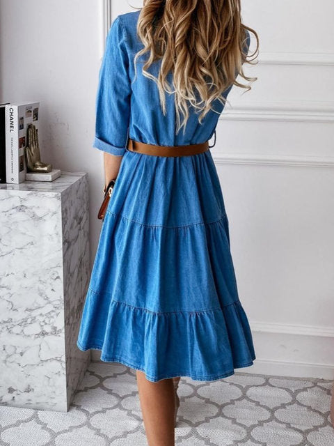 Women's Casual Summer Dress Flowy Cotton