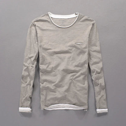 Men's Cotton Henley Shirt