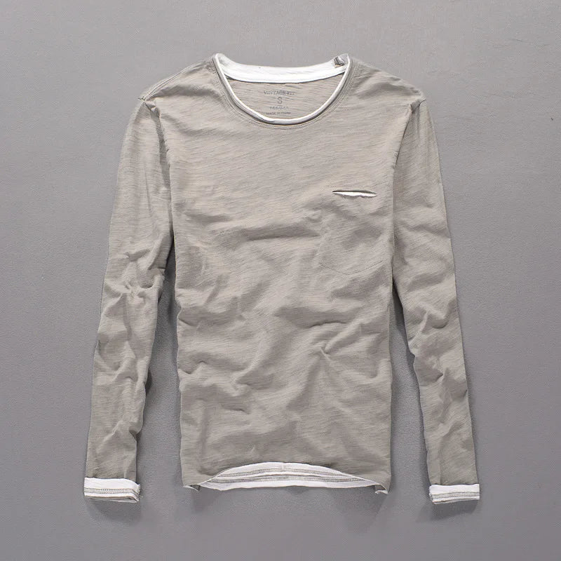 Maverick Men's Cotton Long Sleeve Shirt