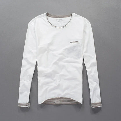 Men's Cotton Henley Shirt