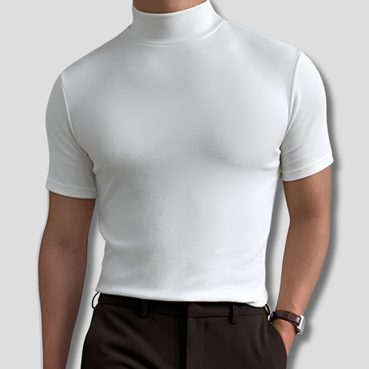 Men's Breathable Turtleneck Sweater Shirt - VibreMode