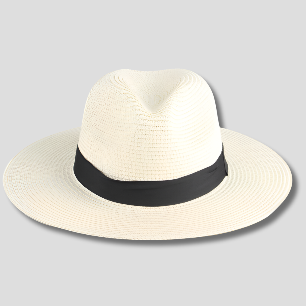 Men's Panama Sun Hat Cotton Natural