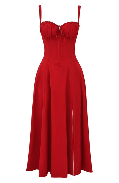 Women's Floral Print Spring Party Dress