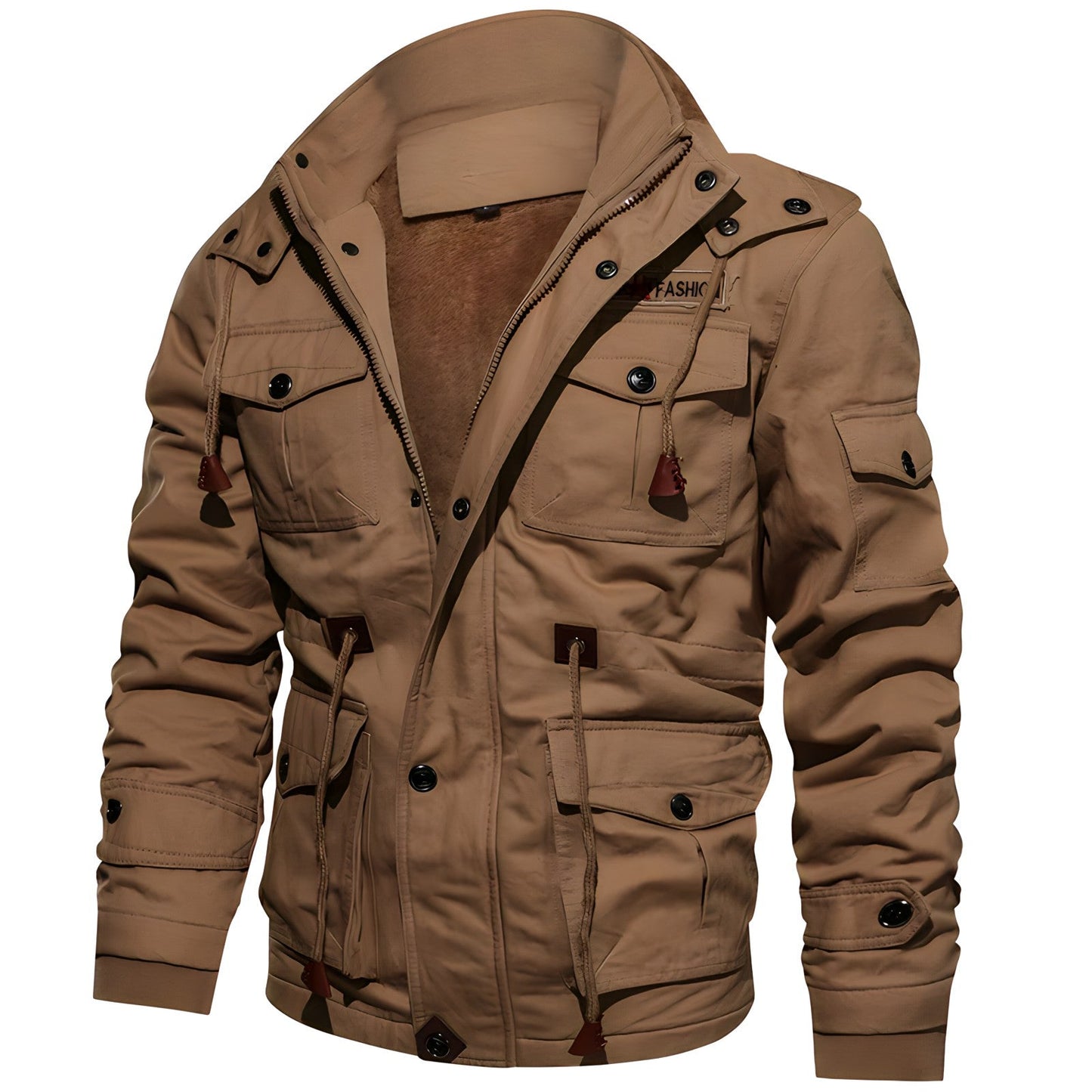Men's Zipper Jacket Multiple Pockets