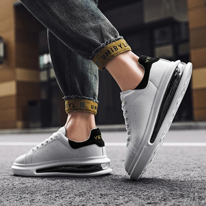 Men's Lace-Up Sneakers Thick Sole