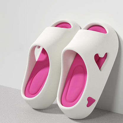 Comfortable Heart Shaped Flip Flop Sandals
