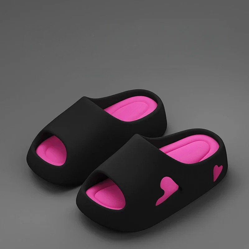 Comfortable Heart Shaped Flip Flop Sandals