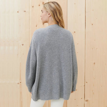 Soft Spacious Cashmere Sweater Cardigan