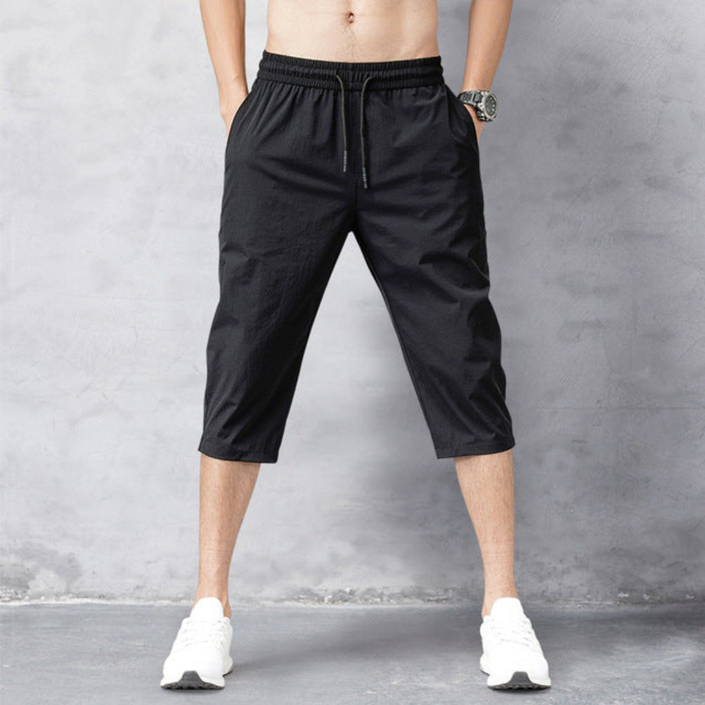 Men's Nylon Pants Quick-Drying 3/4 Length - VibreMode