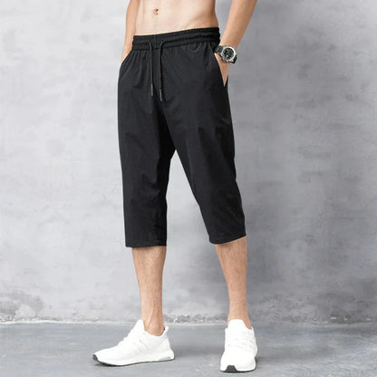 Men's Nylon Pants Quick-Drying 3/4 Length