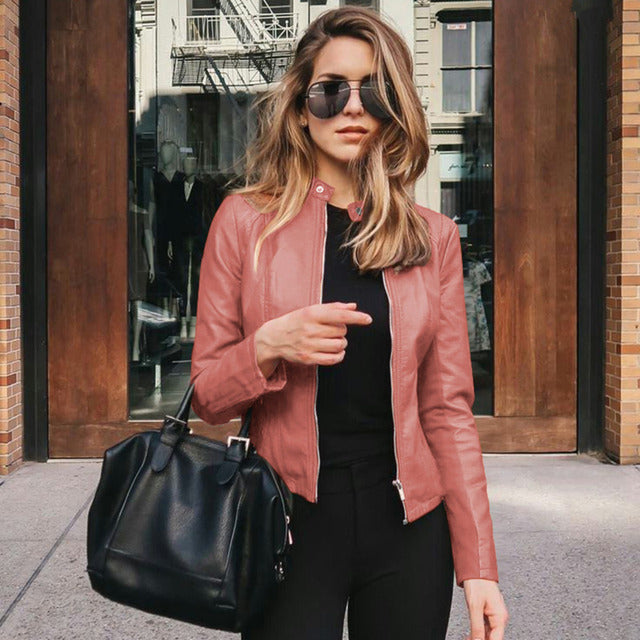 Luxury Genuine Leather Biker Jacket